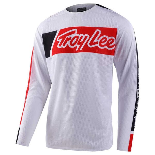 Troy Lee Designs Se Pro Air Vox T-shirt Med Lång ärm Vit M Man