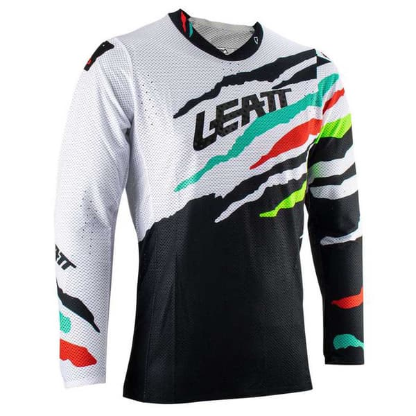 Leatt 5.5 Ultraweld T-shirt Med Lång ärm Vit,Svart M Man