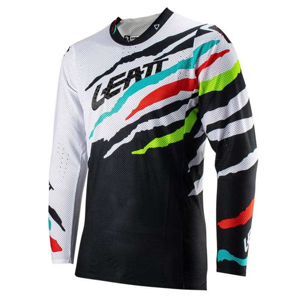 Leatt 5.5 Ultraweld T-shirt Med Lång ärm Vit,Svart M Man