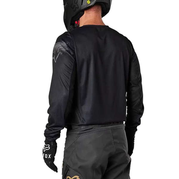 Fox Racing Mx 180 Blackout Pitkähihainen Trikoo Musta S Mies