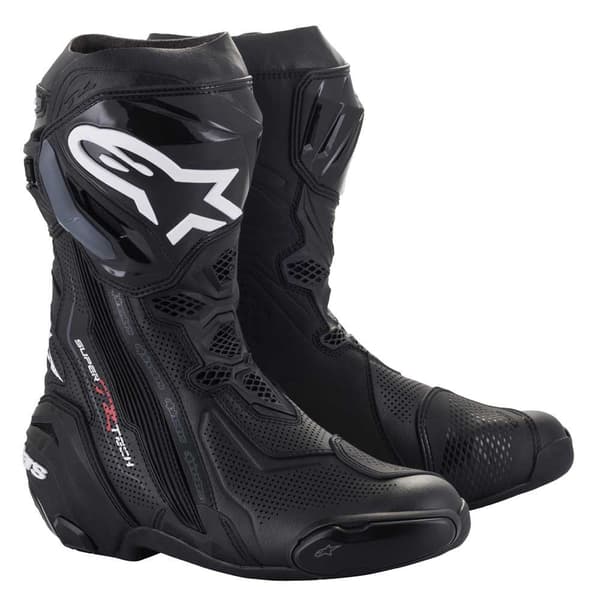 Alpinestars Supertech R Vented Kilpa-ajokengät Musta EU 44 Mies
