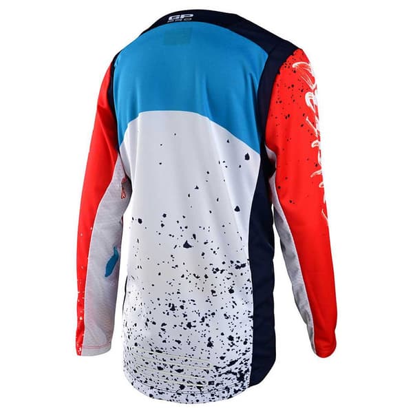 Troy Lee Designs Gp Pro Partical T-shirt Med Lange ærmer Rød,Blå 14 Years Dreng