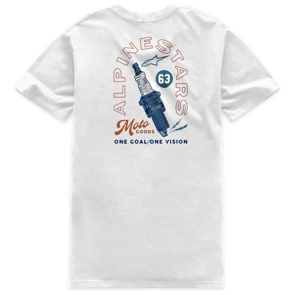 Alpinestars Sparky T-shirt Med Korta ärmar Vit M Man