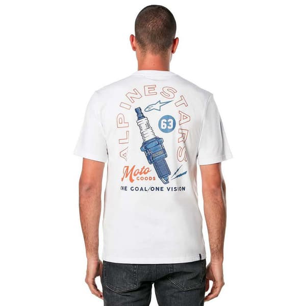 Alpinestars Sparky T-shirt Med Korta ärmar Vit M Man