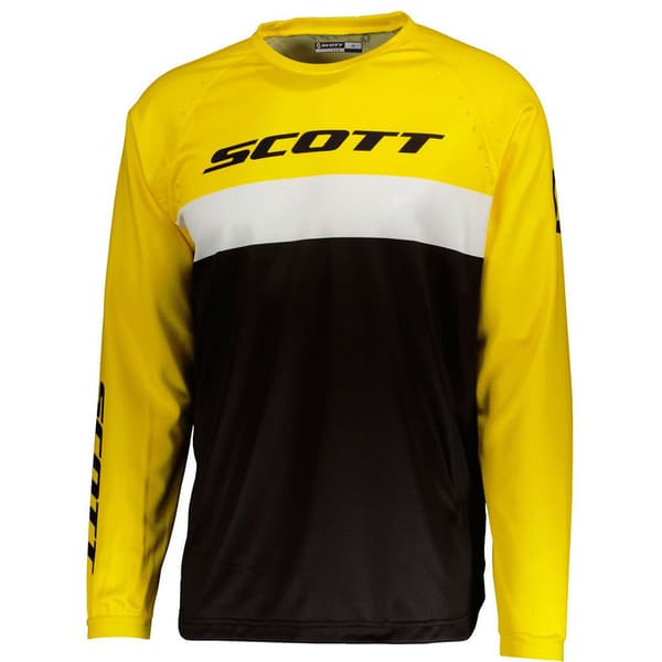 Scott 350 Swap Evo Långärmad Trikå Gul XL Man