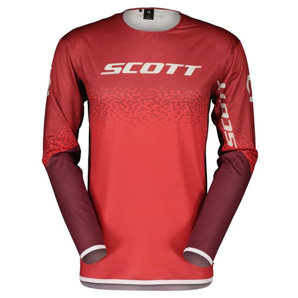 Scott Podium Pro Långärmad Trikå Röd L Man