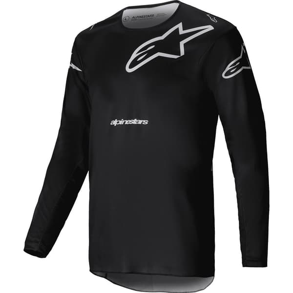 Alpinestars Racer Graphite T-shirt Med Lange ærmer Sort 2XL Mand