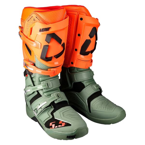 Leatt Flexlock 5.5 Off-road Saappaat Vihreä EU 45 1/2 Mies