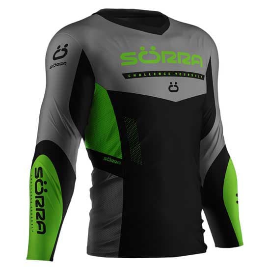 Sorra Trial Racing Vertigo ´22 T-shirt Med Lange ærmer Grå XL Mand