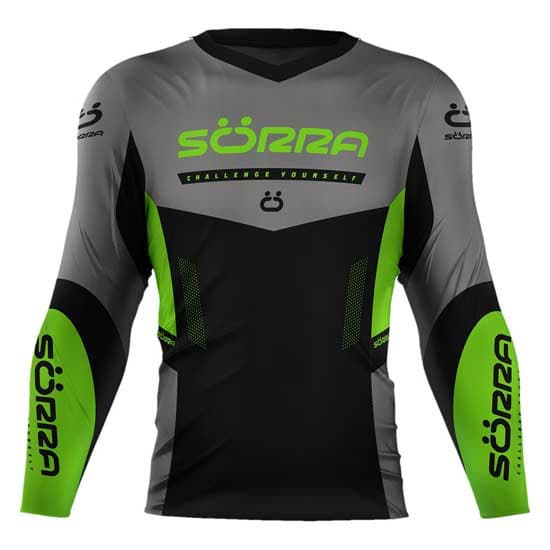 Sorra Trial Racing Vertigo ´22 T-shirt Med Lange ærmer Grå XL Mand