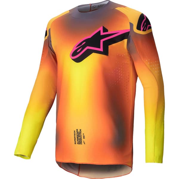 Alpinestars Supertech Lipan Pitkähihainen T-paita Oranssi L Mies