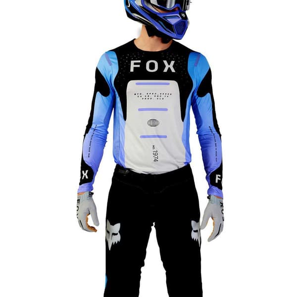Fox Racing Mx Flexair Magnetic T-shirt Med Lange ærmer Flerfarvet 2XL Mand
