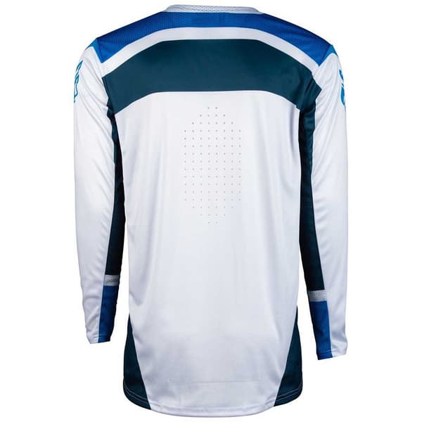 Fly Racing Lite T-shirt Med Lång ärm Vit,Blå L Man