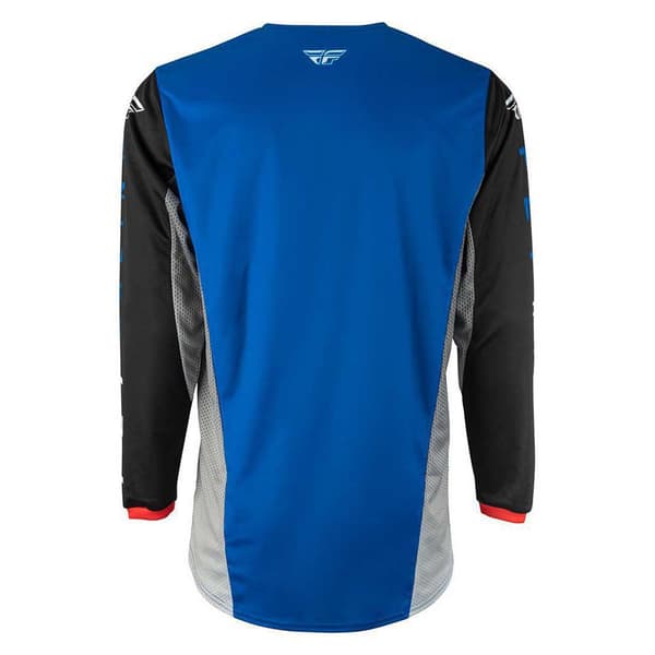 Fly Mx Kinetic Fuel T-shirt Med Lång ärm Blå M Man