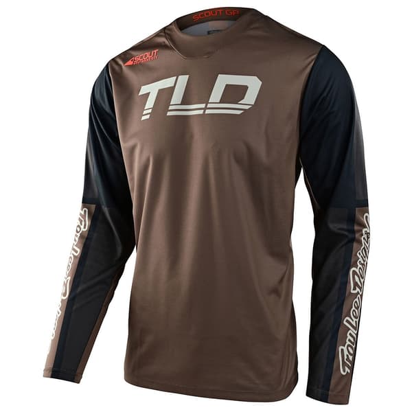 Troy Lee Designs Scout Gp Pitkähihainen T-paita Ruskea L Mies