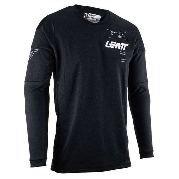 Leatt 4.5 Windblock Pitkähihainen T-paita Musta XL Mies