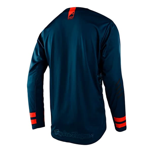 Troy Lee Designs Scout Gp T-shirt Med Lange ærmer Blå L Mand