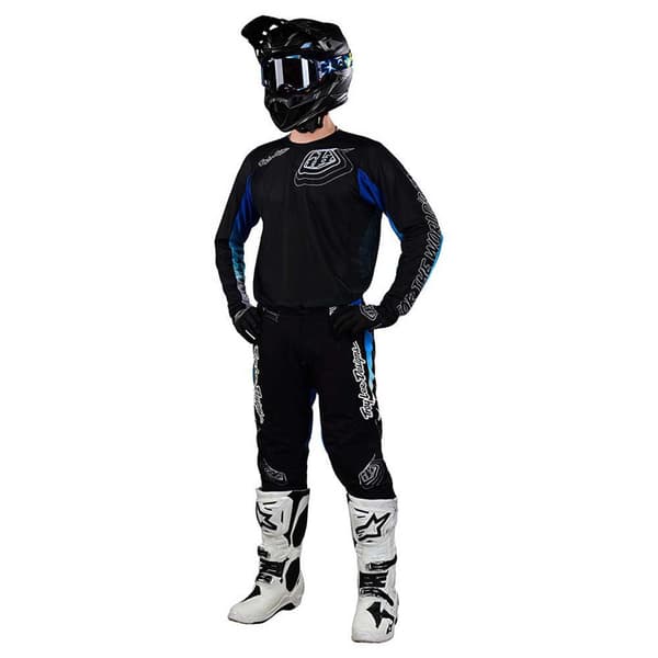 Troy Lee Designs Se Pro Air Richter T-shirt Med Lång ärm Svart M Man