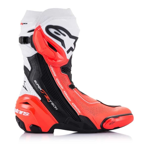 Alpinestars Supertech R Vented Kilpa-ajokengät Punainen,Musta EU 42 Mies