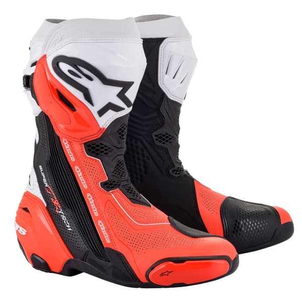 Alpinestars Supertech R Vented Kilpa-ajokengät Punainen,Musta EU 42 Mies