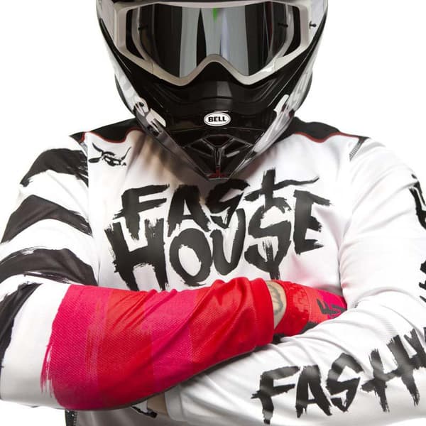 Fasthouse Grindhouse Jester T-shirt Med Lång ärm Vit L Man