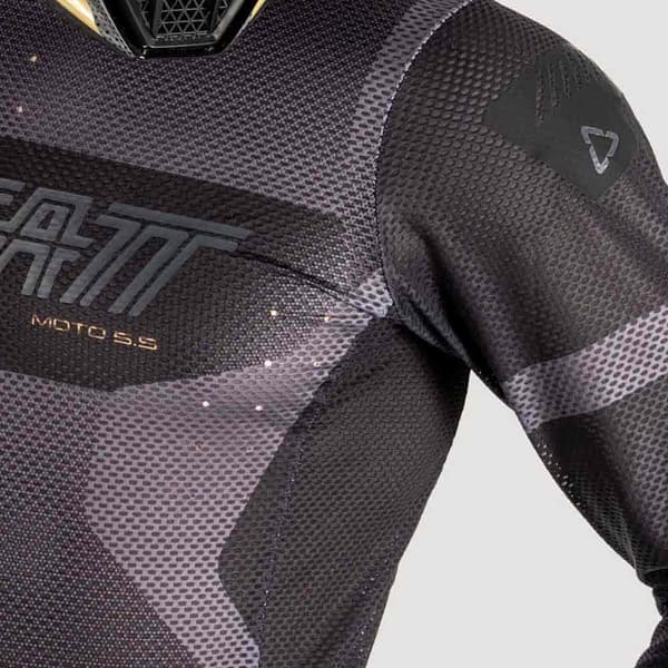 Leatt 5.5 Ultraweld T-shirt Med Lange ærmer Sort M Mand