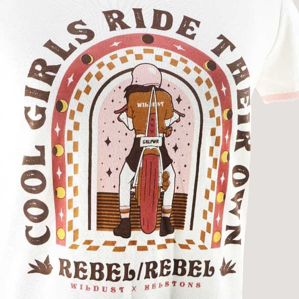 Helstons Rebel T-shirt Med Korte ærmer Hvid 2XL Kvinde