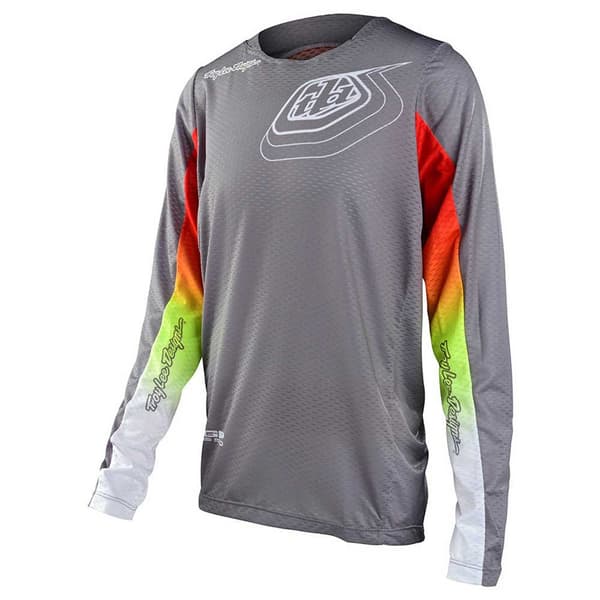 Troy Lee Designs Gp Pro Air Richter T-shirt Med Lange ærmer Grå 14 Years Dreng