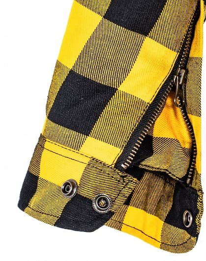 FLANELL PREMIUM CE 17092:2020 YELLOW WATERPROOF MC SKJORTA - MCV