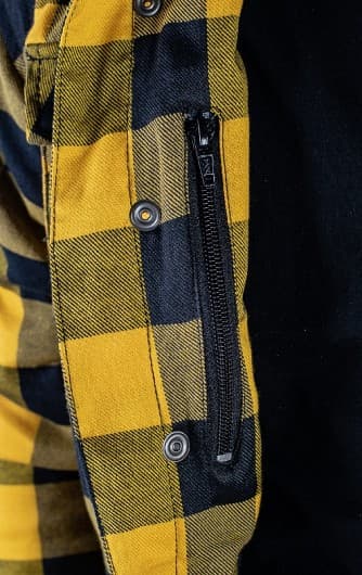 FLANELL PREMIUM CE 17092:2020 YELLOW WATERPROOF MC SKJORTA - MCV