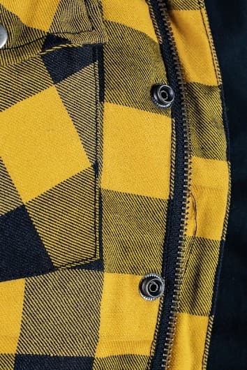 FLANELL PREMIUM CE 17092:2020 YELLOW WATERPROOF MC SKJORTA - MCV
