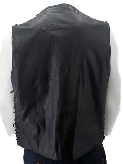 MC VEST TONY SVART SKINNVEST MCV