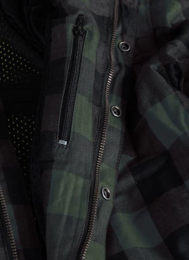 KEVLARSKJORTA GREEN ARMY CE 17092:2020 FLANELL MC SKJORTA - MCV DS5