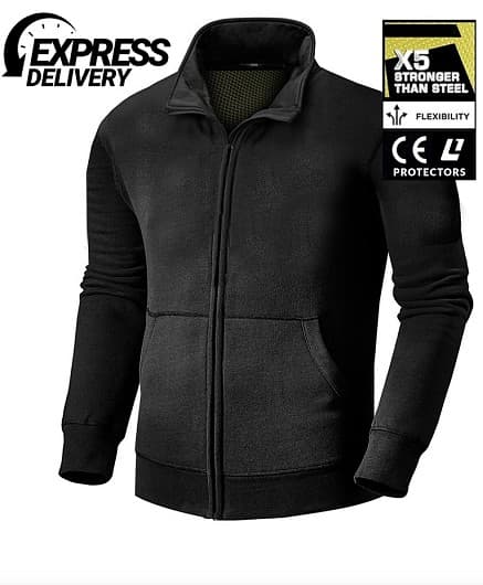 KEVLAR FLEECEJACKA CE AA 17092:2020 BLACK MC JACKA - MCV DS5