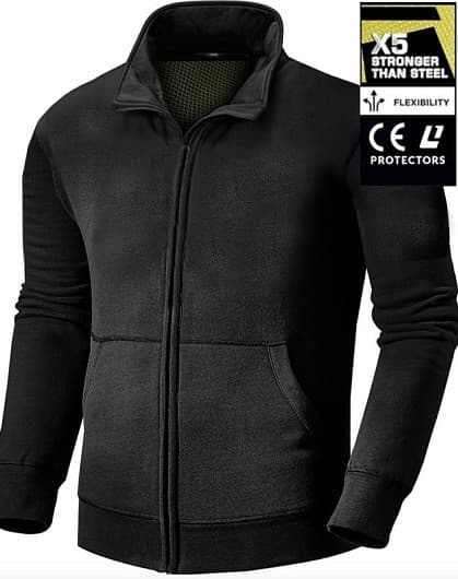 KEVLAR FLEECEJACKA CE AA 17092:2020 BLACK MC JACKA - MCV DS5