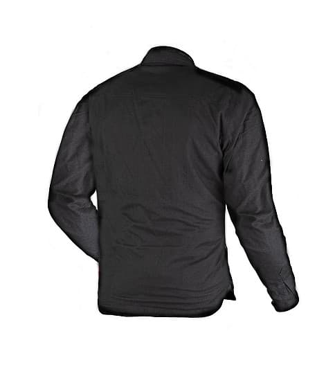 KEVLARSKJORTA FULL BLACK CE 17092:2020 FLANELL MC SKJORTA - MCV DS5