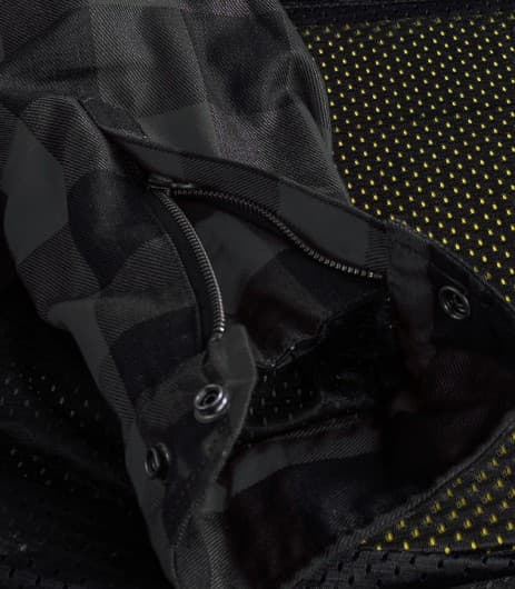 KEVLARSKJORTA FULL BLACK CE 17092:2020 FLANELL MC SKJORTA - MCV DS5
