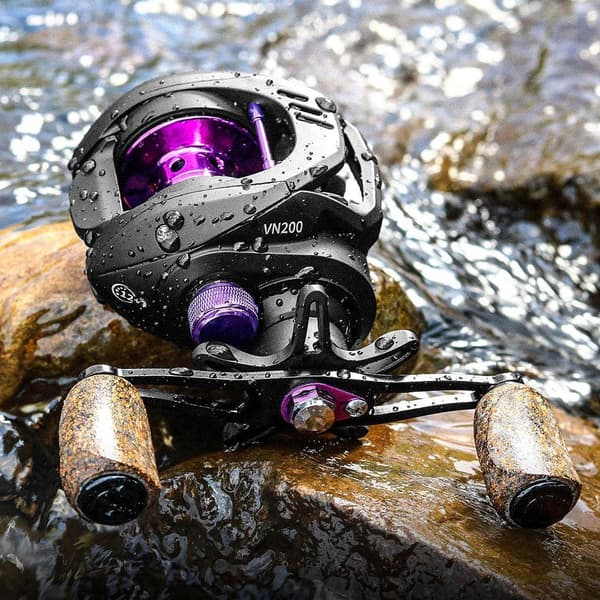 Nyt Baitcasting Reel High Speed 8:1:1 Gearforhold 17+1BB Fresh Saltwater Magnetic Brake System Ultralight Fishing ReeL 2000 Seri