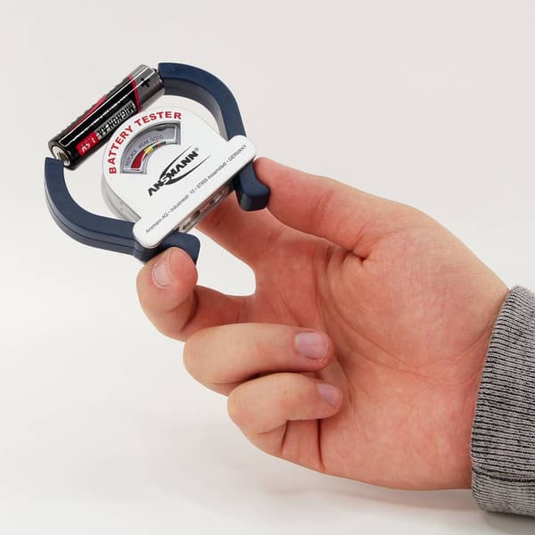 Ansmann Batteritestare Check-It Mätområde (batteritestare) 1,2 V, 1,5 V, 3 V, 9 V Batteri, Batteri 4000001-510