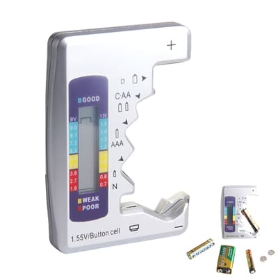 Batteritester C/D/N/9V/AA/AAA