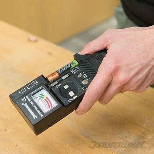 Batteri-, säkrings- och glödlampstestare - SILVERLINE - portabel - lätt att läsa