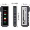 Miniatyrbild 4 av 4: Batteritestare - Bil - 12V - 6 LED - Portabel - Generatoranalysator