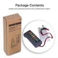 Miniatyrbild 2 av 4: Luxtech 12V LED Digital Batteri Generator Bil Motorcykel Batteri Tester med 6 multifunktionsdisplaylampor