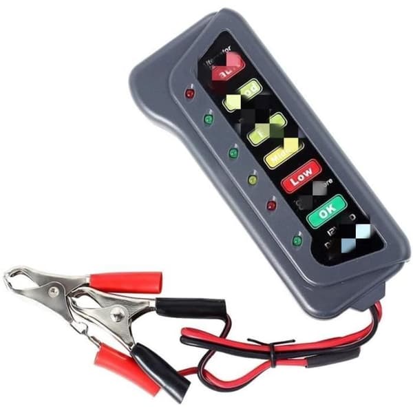 12V Universal Bil Motorcykel Tester Detektor Batteri Tester Digital Generator Tester Bil Diagn Verktyg [323]