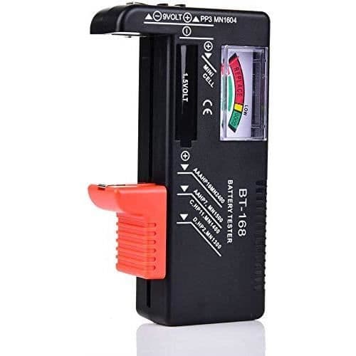 Batteritestare - Batteritestare för AAA, AA, C, D, 1,5V, 9V och små batterier, Bilnivåtestare 31
