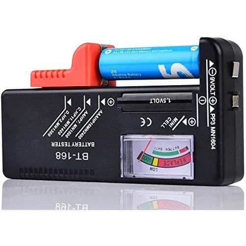Batteritestare Batteritestare för AAAAACD1.5V9V batterier och små batterier batterinivåtestare 37