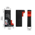 Miniatyrbild 3 av 4: Digital Batteritestare Detektor Kapacitet Diagnostikverktyg Spänningskontroll BT-168D