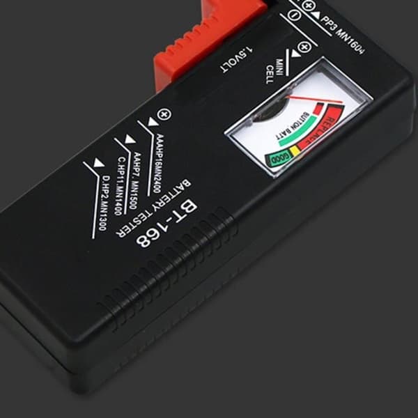 Digital Batteritestare Detektor Kapacitet Diagnostikverktyg Spänningskontroll BT-168D