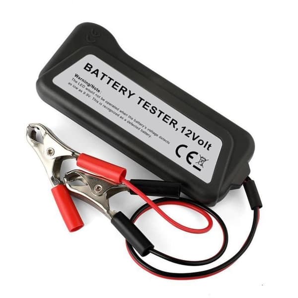 12 V digital batteri- och generatortestare - 6 LED-indikatorer - Multifunktionstestare för bilar och motorcyklar