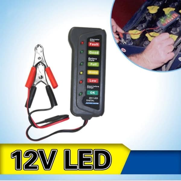 BATTERI TESTER - Xcsource 12V Battery Alternator Tester Verification Test Condition Charge Level Batt.